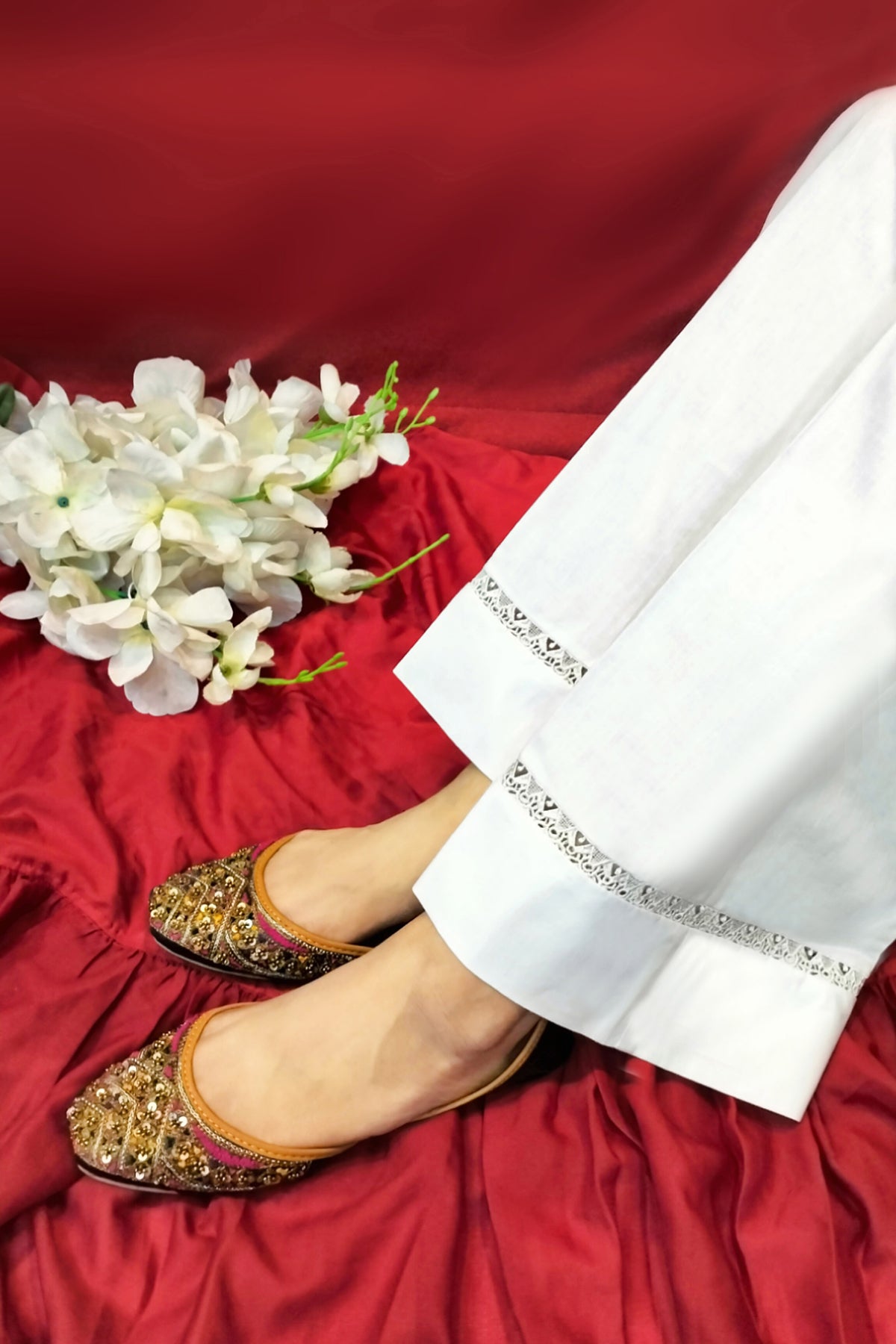 Lace Culottes Pants