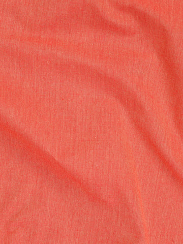 KARKHAANA BAZAAR DEEP ORANGE SUMMER KHADDAR-KURTA