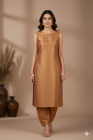RUST GOLD LAMA SILK-0111