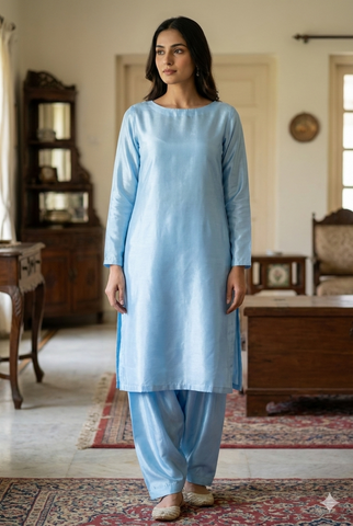 SKY BLUE SHESHA SILK-0110