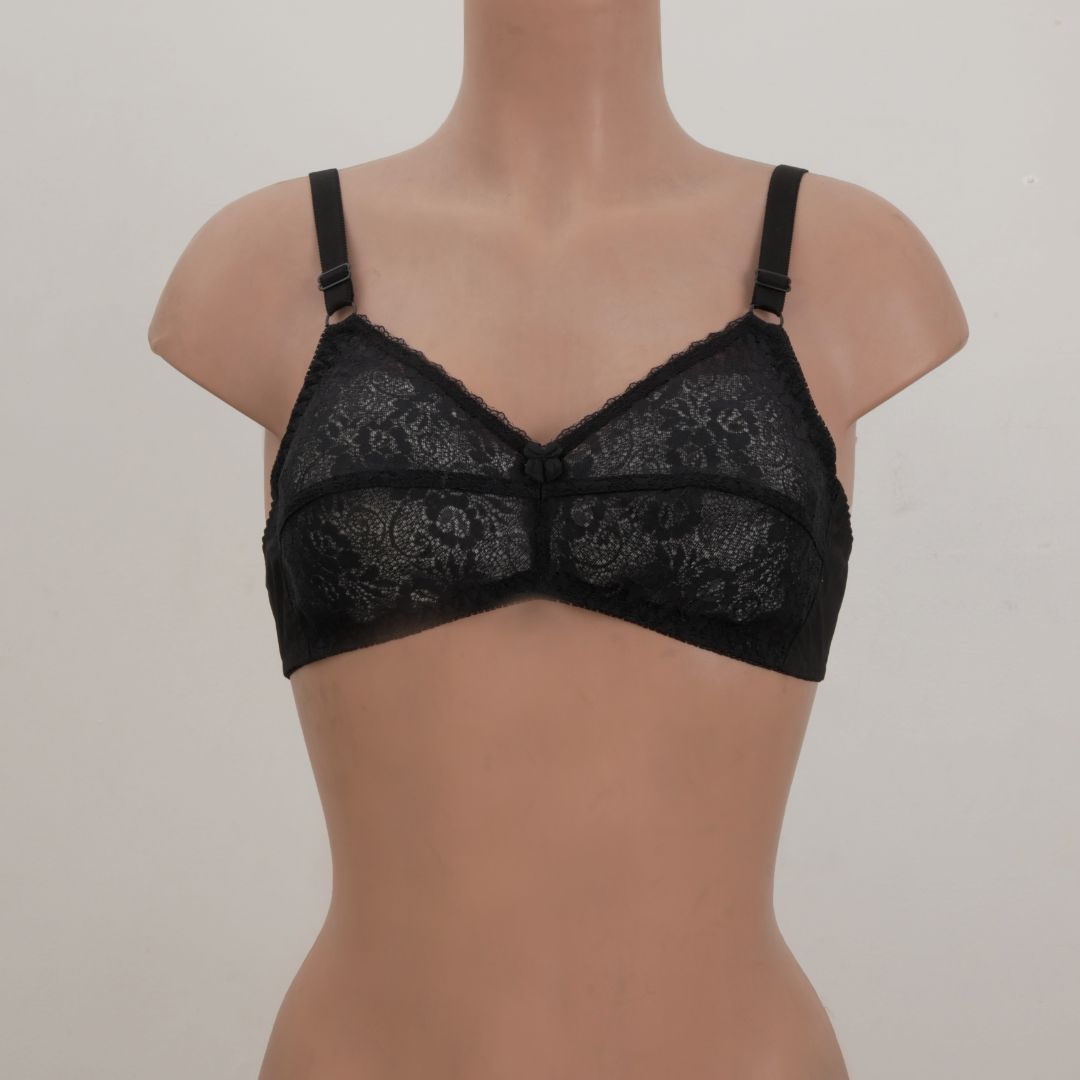 NET BLACK BRA