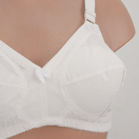 B QUEEN P WHITE BRA