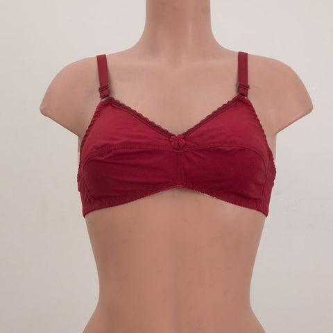 DOVE MAROON BRA