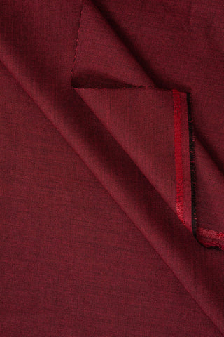 maroon Oxford Wool Kurta