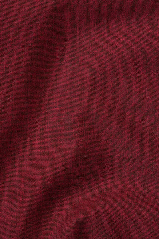 maroon Oxford Wool Kurta