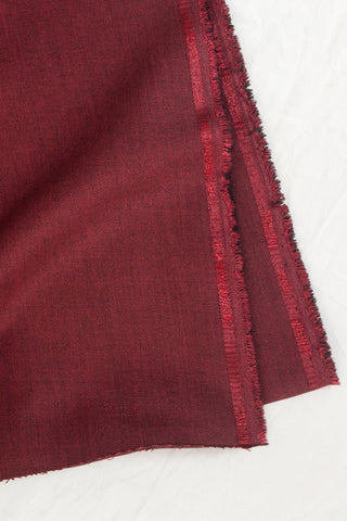 maroon Oxford Wool Kurta