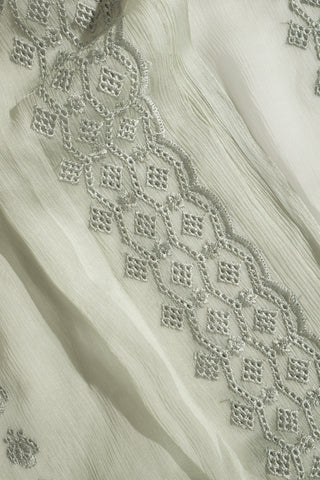 Pistachio Cotton 3-Piece Chicken Karhi Suit | Dupatta Gali