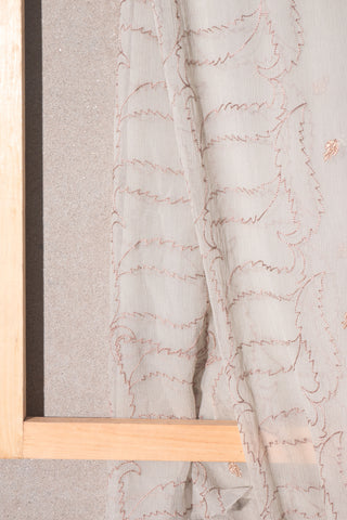 Off White Dupatta Printed Chiffon | Dupatta Gali