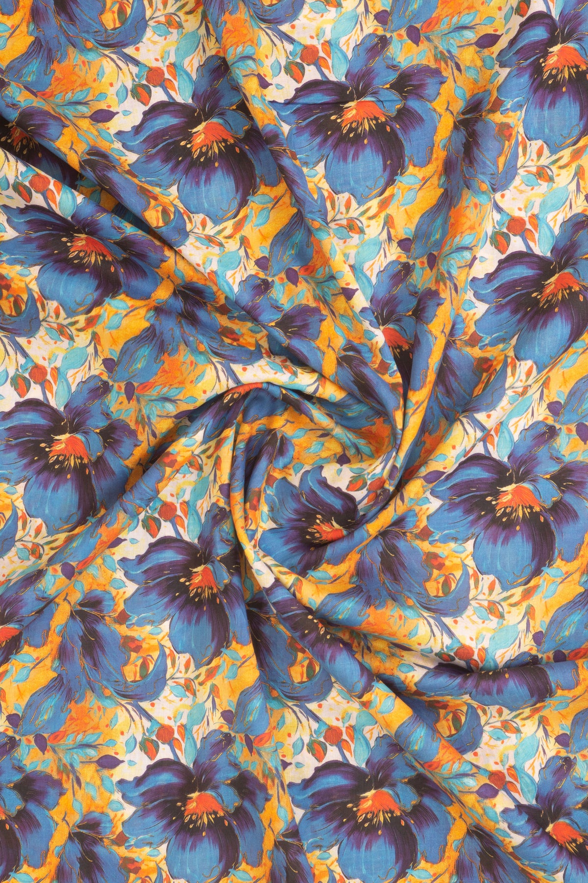 Zunash Printed Lawn 2-Piece Unstitched Suit - 100% Pure Lawn
