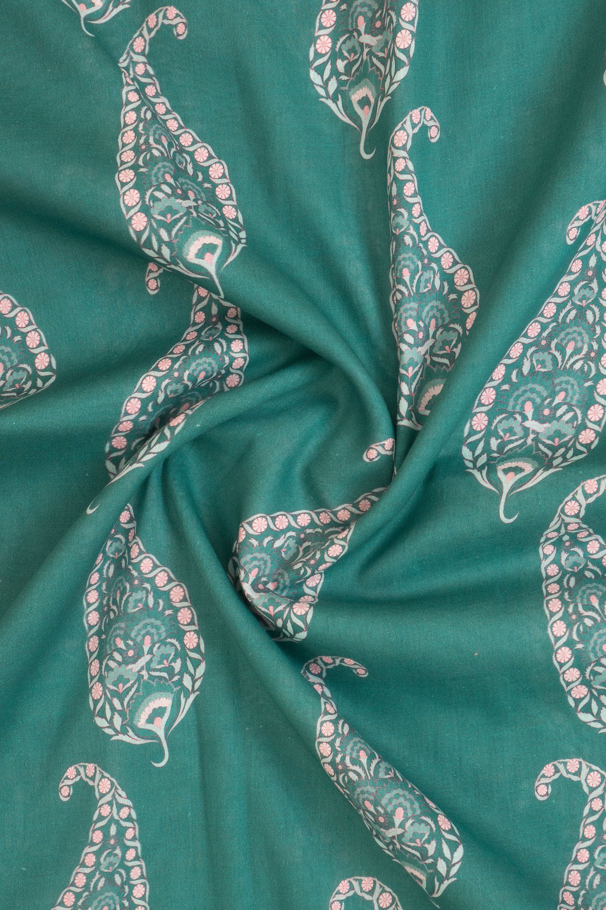 Zunash Printed Lawn 2-Piece Unstitched Suit - 100% Pure Lawn