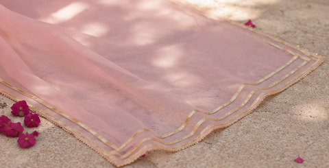 Minaal Summer 3Pc Viscose Ready to wear | Viscose | 3-Piece Peach Color