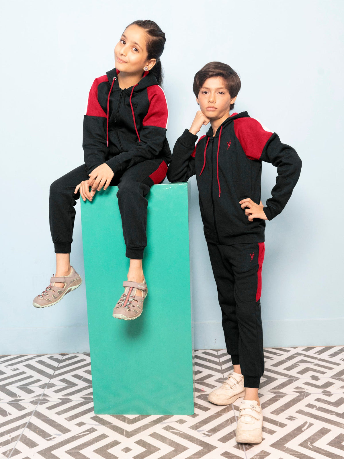 Tracksuit For Boys & Girls - Fleece Fabric #VA26B